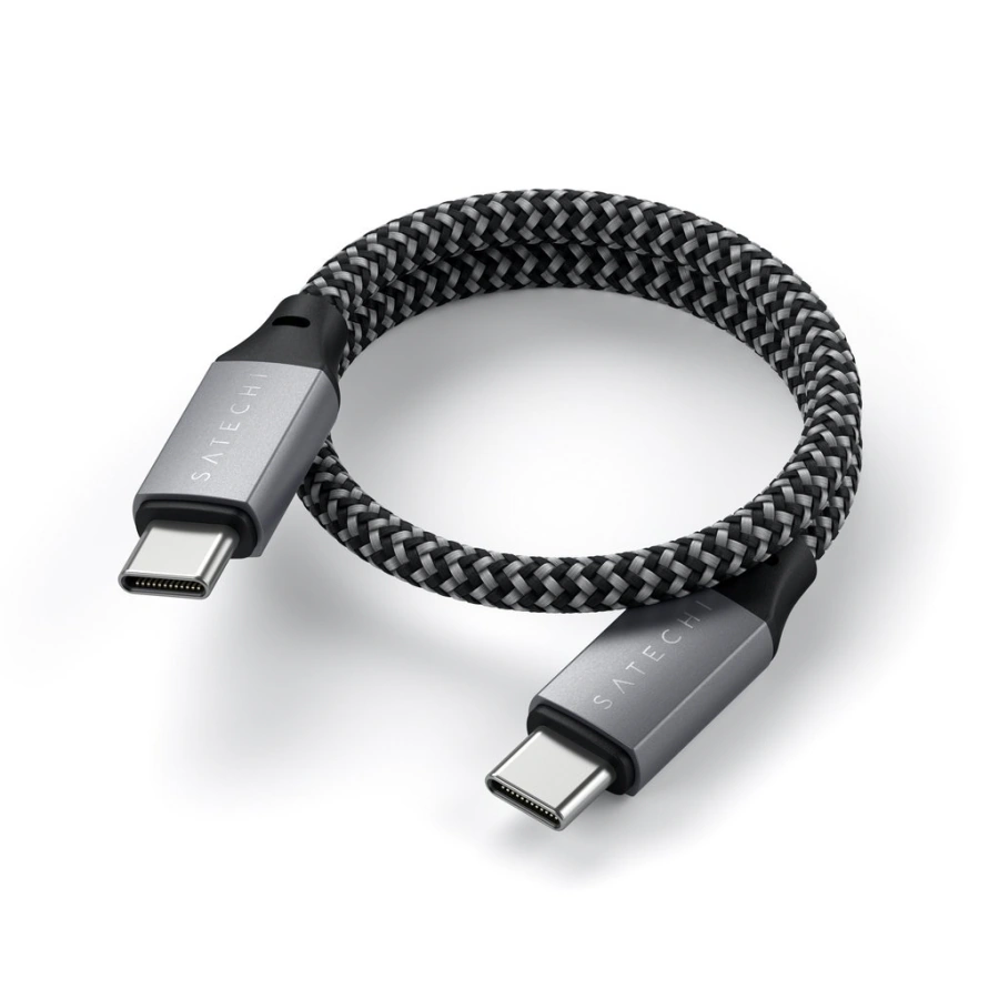 Satechi USB-C to USB-C Cable 100W Space Gray 25 cm (ST-TCC10M)